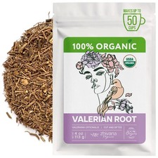 Organic Valerian Root Tea 4oz. - Te De Valeriana Organica Para Dormir 4 oz