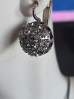 EU DESIGNER Silver 3pc Set Zircon Pendant, Ring Size 9 & Leverback Earring  — photo 5
