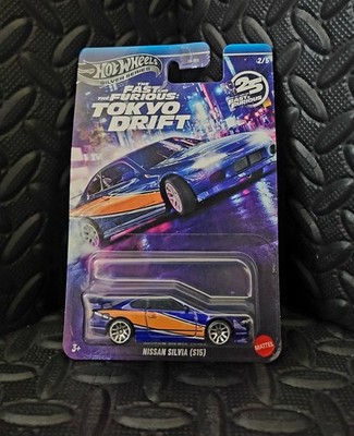 2026 Hot Wheels Nissan Silvia (S15) #2 Dark Blue Fast & Furious Tokyo Drift
