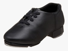 Capezio CG16C Flex Master Tap Shoes Girls Black Size 1W Little Kid Leather Dance