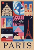 Puzzle (1000 T.) Paris (Clementoni) Neu/Ovp