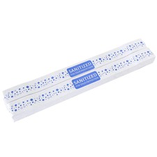 ESSENTIAL 500 Pcs Printed Toilet Seat Band 16-1/2" Long x 1-1/2" Wide, Paper ...