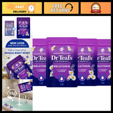 Epsom Salt Sleep Soak with Melatonin  Essential Oils, 3 lb - 4 Pack for Relaxat