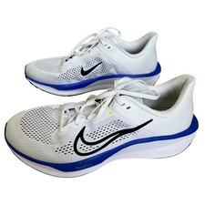 Nike Quest 6 Running Shoes Sneakers White Hyper Royal Men 10.5 FD6033-102 Active
