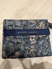 Ralph Lauren Duvet Cover KEATON - 100 Cotton - Indigo Blue Floral - 470 - King