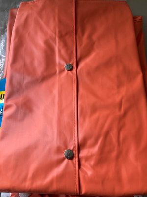 NWT GRUNDÉNS Men's Small Orange Rain Jacket, Model: 82, Article: Nordan