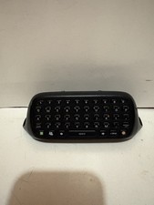 Microsoft Xbox 360 Black Chatpad Official Controller Accessory Used Working Cond