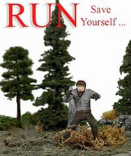 HO Scale Wolfman Werewolf creature 1/87 Figure comes PAINTED