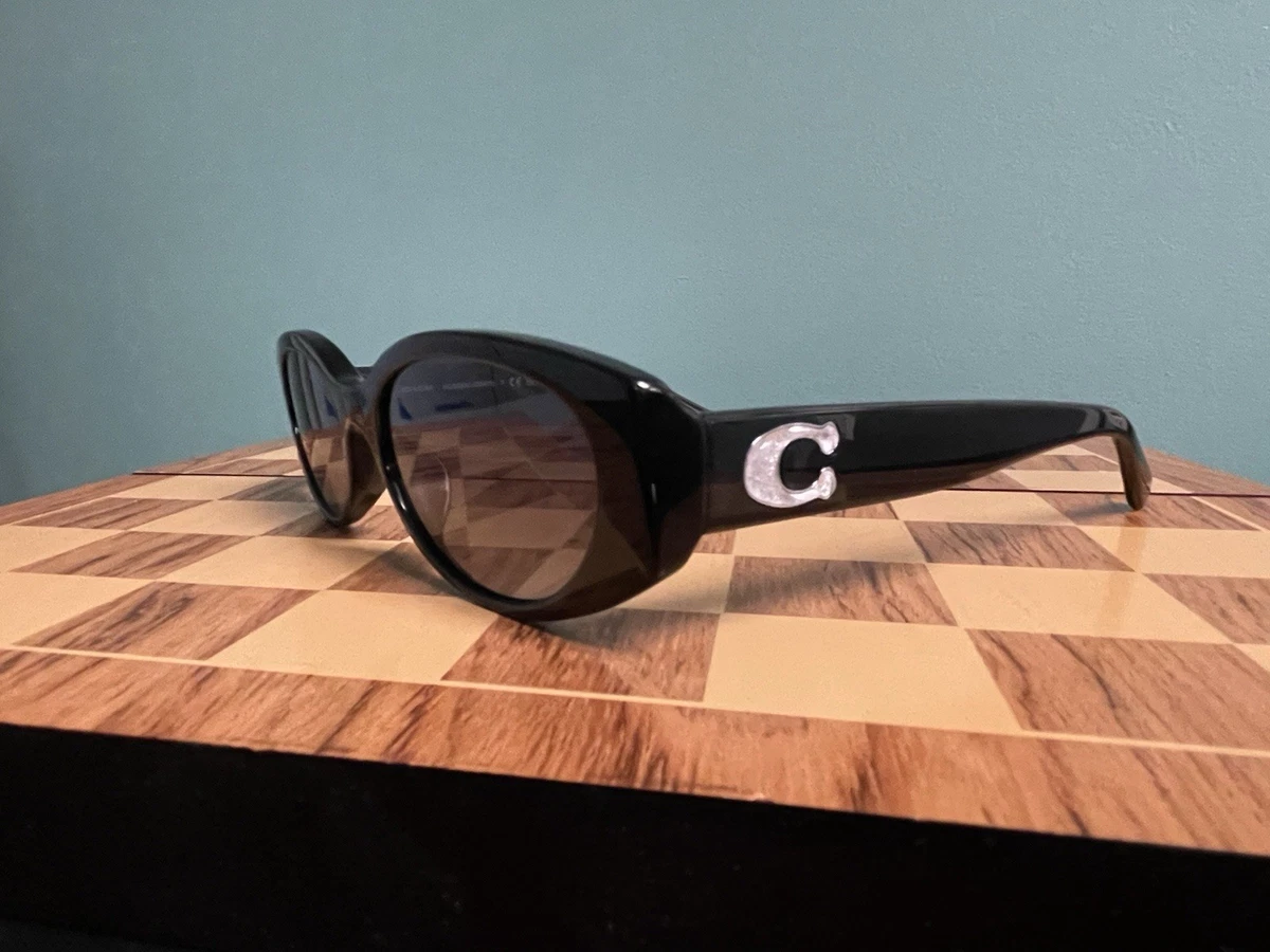 ?Price Drop?COACH Black and Gold Oversized Women\'s Sunglasses Sunglasses Coach HC8395U CR614 | Free Shipping | Glasses.com® main image 4