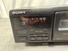 Sony TC-WR350Z Dual Stereo Cassette Deck Tape Player Recorder