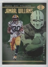 2018 Illusions Trophy Collection Green /99 Jamaal Williams Jim Taylor HOF 0q3