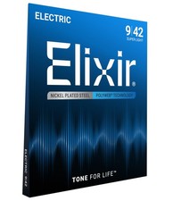 Elixir Strings Electric Guitar Strings, 6 Sup...