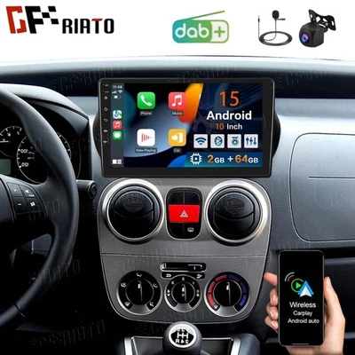 CFRIATO DAB+ Für Fiat Fiorino Qubo Citroen Nemo 2008-2017 Android 15 Autoradio Carplay