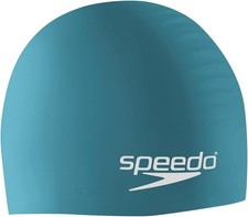 Speedo Swim Cap Silicone Dark Teal One Size N...
