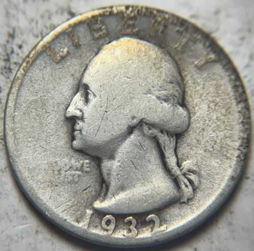 1932-D 25c Washington Quarter. Attractive Circulated Details, Cleaned