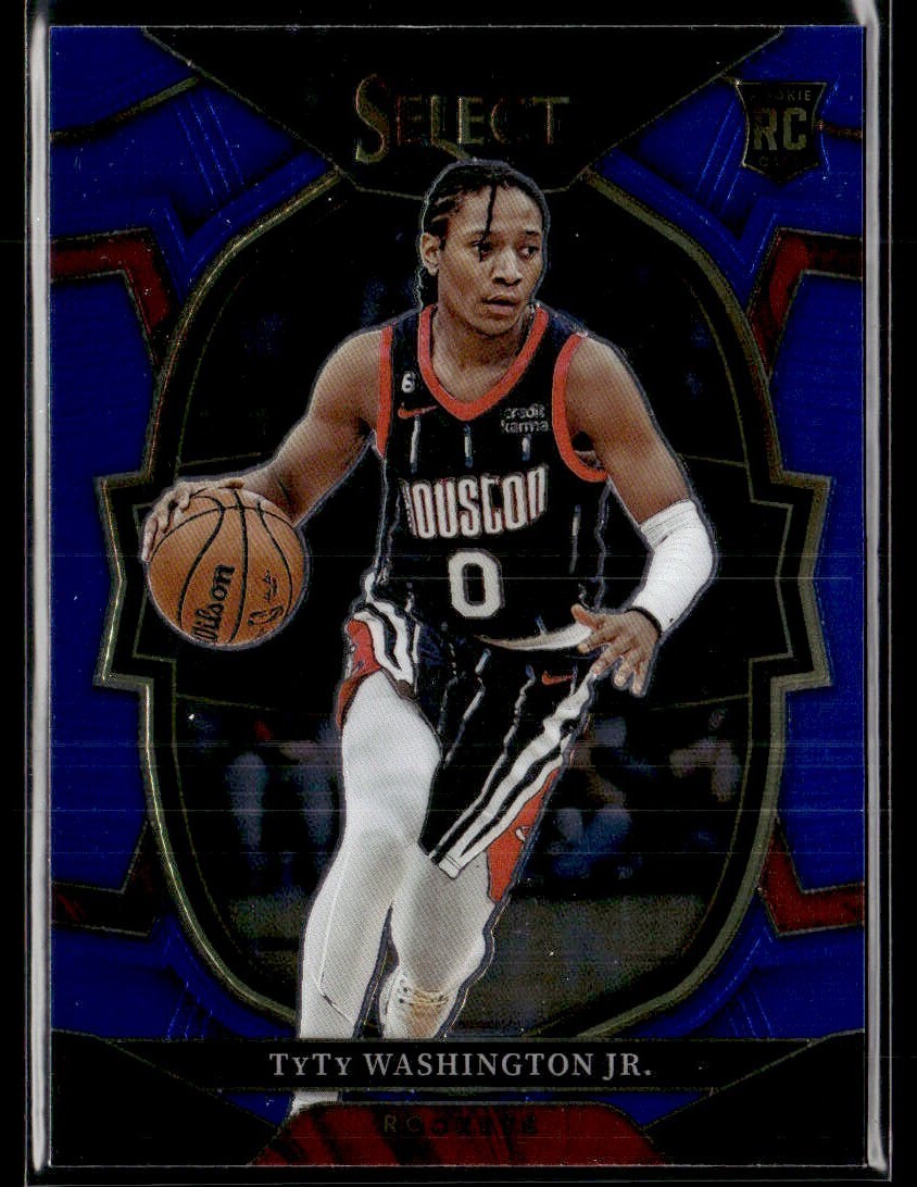 2022-23 Panini Select Retail TyTy Washington Jr. Concourse RC #70 Rockets