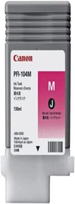 Canon dye magenta ink PFI-104M 3631B001AA for Canon iPF650/655/750/755/760/765