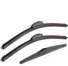 Windshield Wiper Blades 24+18+12 Replacement for Hyundai Venue Front Rear Wipers