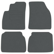 Velours Fußmatten für Hyundai Santa Fe I Bj. 2000 – 2006 Automatten NEU GRAU STD