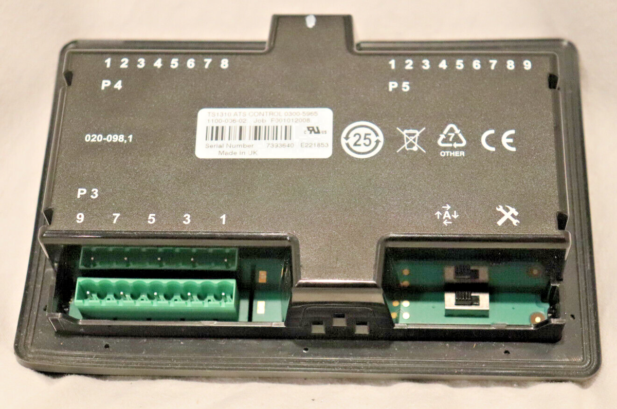 300-5965 Cummins Onan OTEC Transfer Switch Controller TS1310