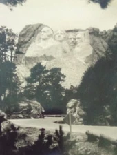 RPPC Mount Rushmore Memorial Black Hills South Dakota Rose Photos #802