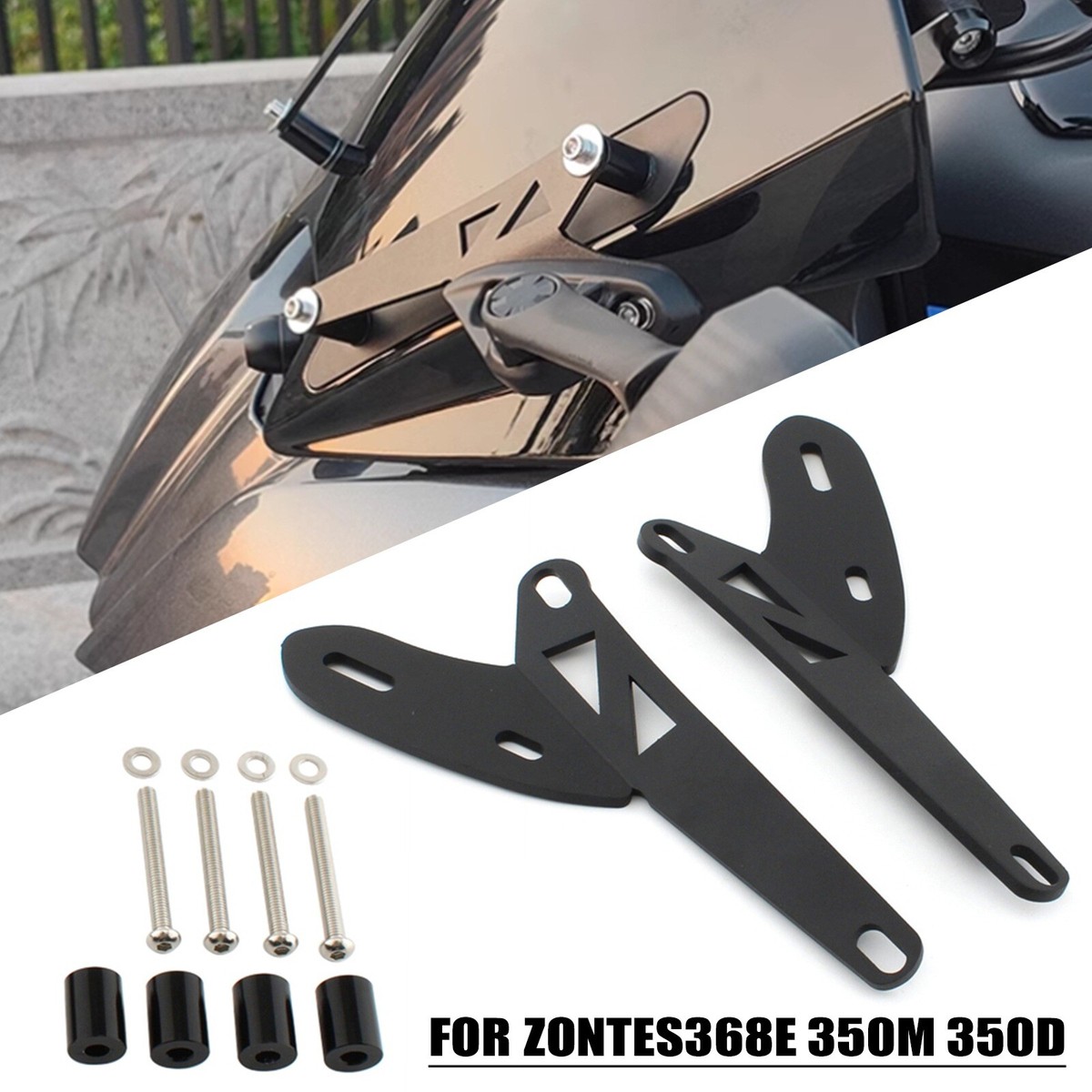 For Zontes 368E 350M 350D Modified Side Mirrors Forward Moving