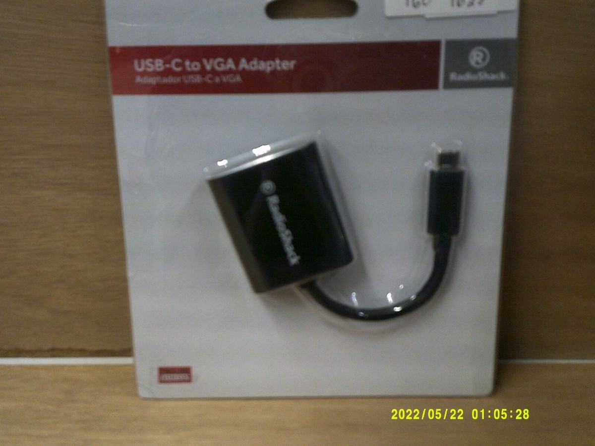 RadioShack USB-C a VGA Adapter 1080P