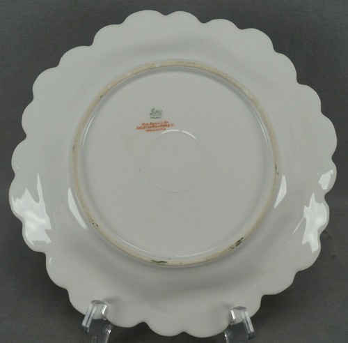 GDA Limoges Pink & White Rose Double Gold Shallow Bowl Circa 1900-1941 - Picture 10 of 12