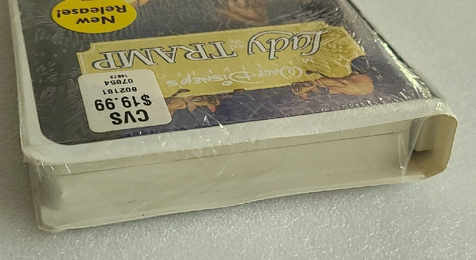 LADY AND THE TRAMP Brand New Sealed VHS Walt Disney's Masterpiece 1998 Classic - Image 3 of 3