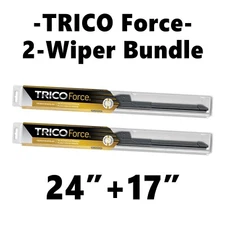 2-Wipers: 24" + 17" Trico Force All-Season Beam Wiper Blades - 25-240 25-170