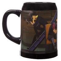 Cowboy Bebop Crew Poster Ceramic Stein Officially Licensed Glassware on sale Cowboy Bebop Crew Poster Ceramic Stein Officially Licensed Glassware on sale