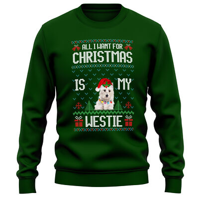 Weihnachten Westie Erwachsene Sweatshirt Hundebesitzer Männer und Frauen Hund Haustier Tier Wes...