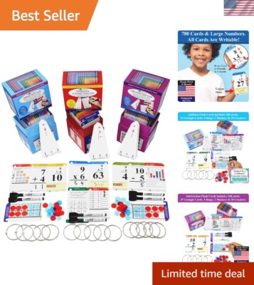Addition, Subtraction & Multiplication Flash Cards. This 3 pack includes 780 ...