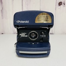 Polaroid One Step Auto Focus Instant 600 Film Camera Navy Blue