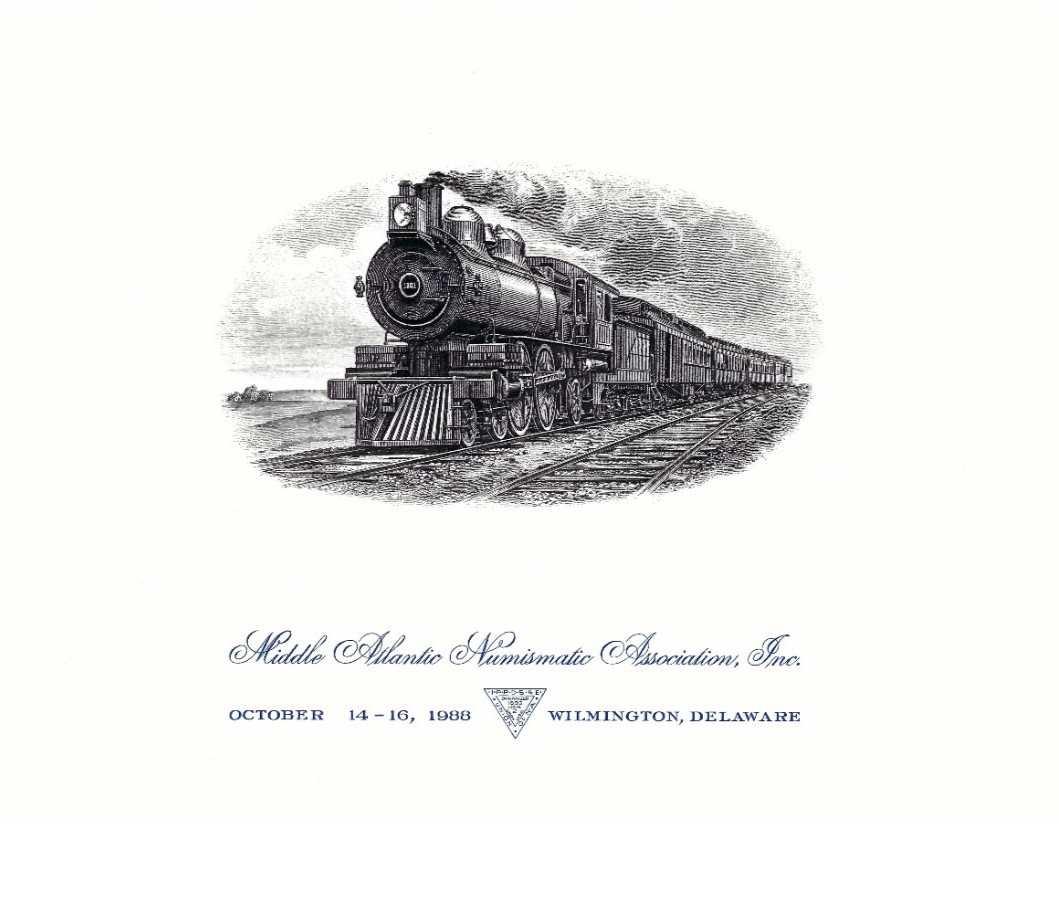 SCCS Souvenir Card F-1988F ONE of FOUR separate train scenes