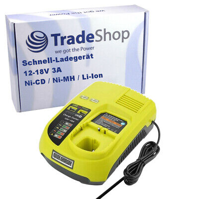 Akku Ladestation Ladegerät 12V-18V für Ryobi P208B P210 P2100 P2102 P2105 P211