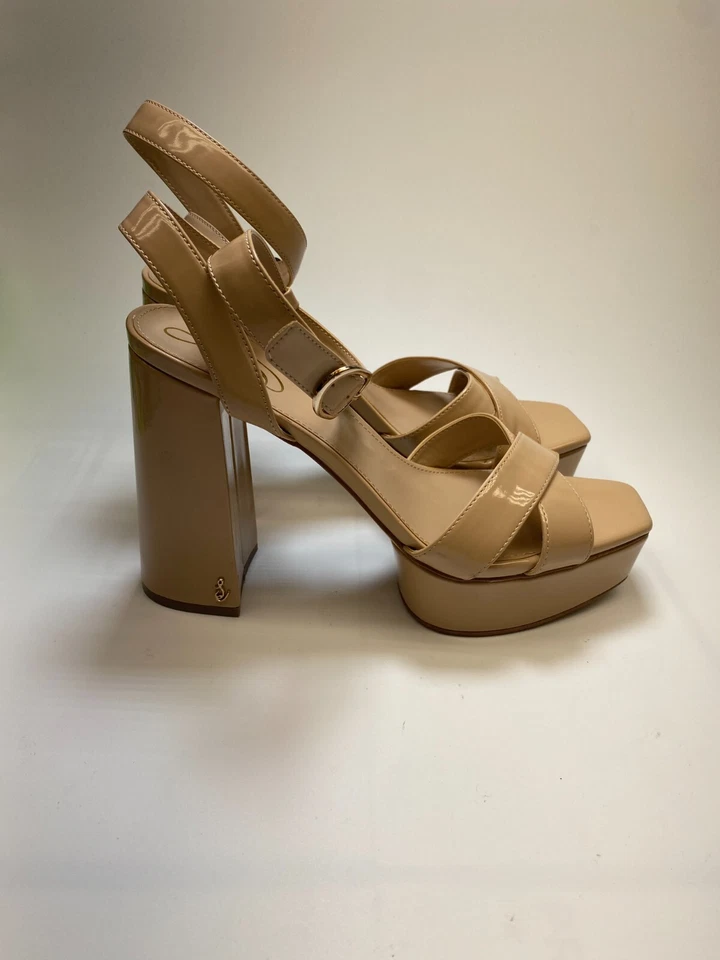 Sam Edelman Mujer Nolita Nude Charol Correa Plataforma Talla 10 Foto 4 de 4