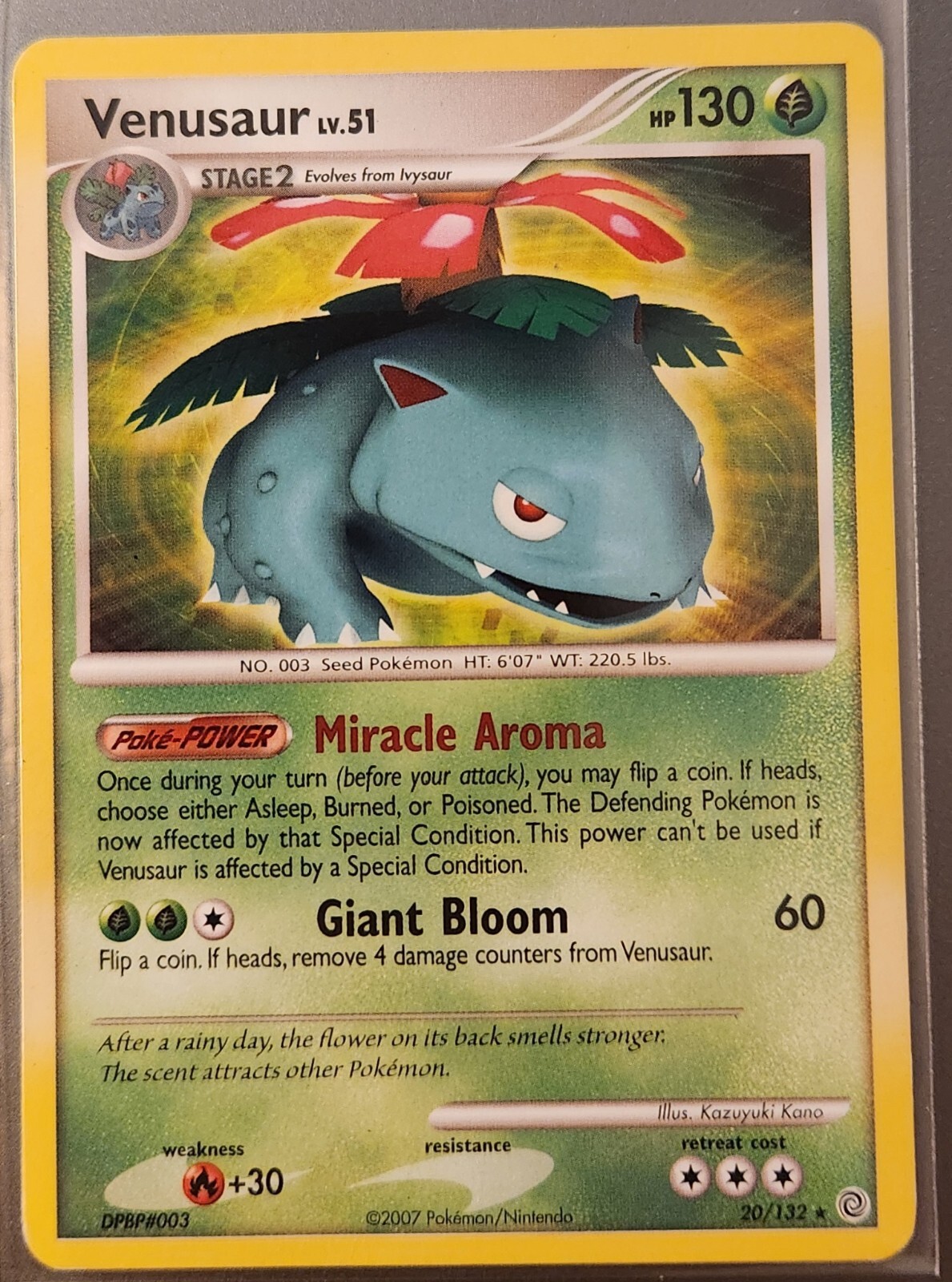 Pokemon TCG Secret Wonders Venusaur Lv. 51 20/132 LP Non Holo