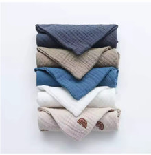 5 Pcs Washcloth Face  Body / Infant Face Wash Hand Wipes Baby Cloth