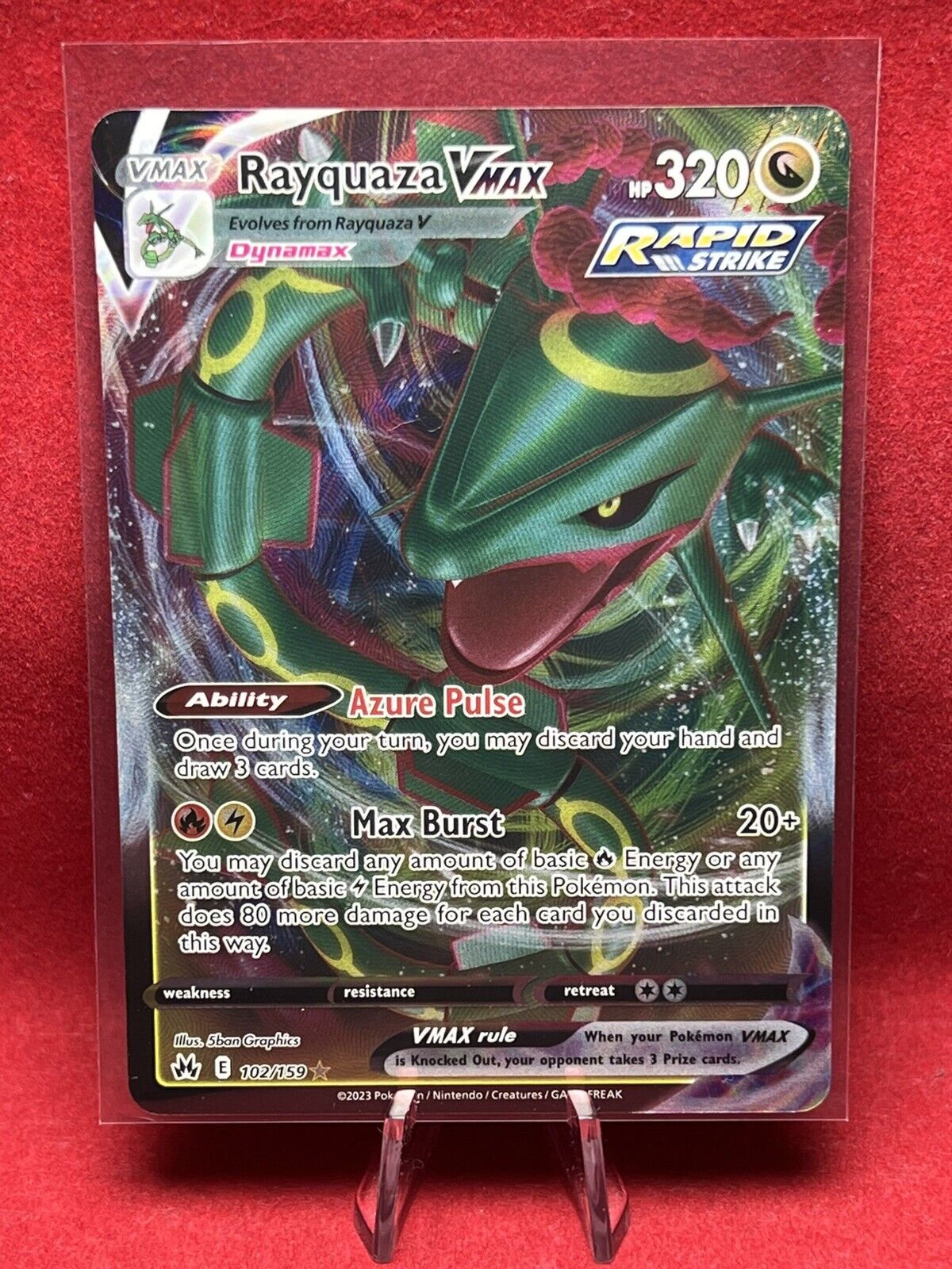 Rayquaza VMAX CRZ 102  Pokemon TCG POK Cards