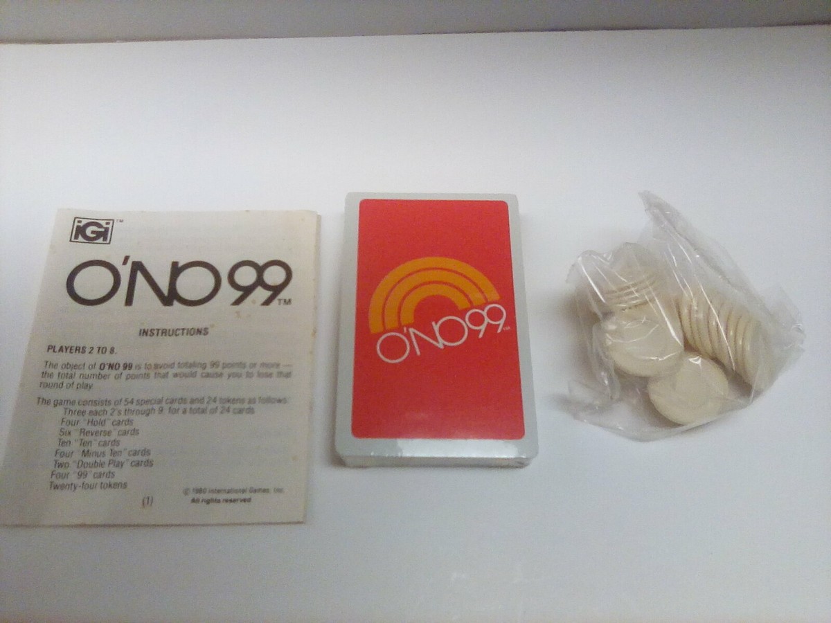想い出のUNO Vintage & Rare 1980 O'NO ONO 99 From UNO Family IGI Card