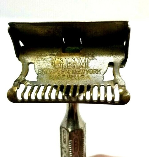 Vintage GEM 1912 Style SE Single Edge Safety Razor (E7) - Picture 3 of 5