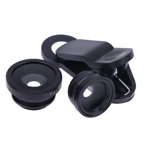 3in1 Fisheye Phone Lens 0.65X Wide Angle Zoom Fish Eye Macro Lenses Camera K _yi - Zdjęcie 9 z 12