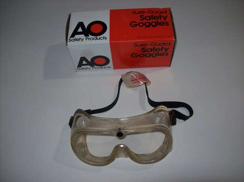 Vintage Sure-Guard Safety Goggles American Optical 40815