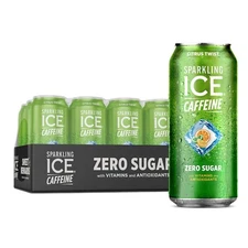 Sparkling Ice +Caffeine Citrus Twist Sparkling Water with Caffeine, Zero Sugar