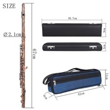16-hole closed-hole flute style C key professional fife with box cleaning