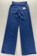 Vintage Levi Strauss Bell Bottom Blue Jeans Retro Womens Petites 13 Discontinued