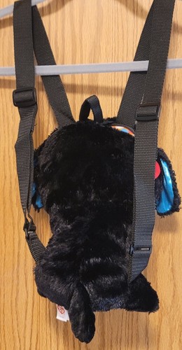 TY Beanie Boos TRACEY 9" schwarz Hunderucksack Plüsch Handtasche - Bild 3 von 5