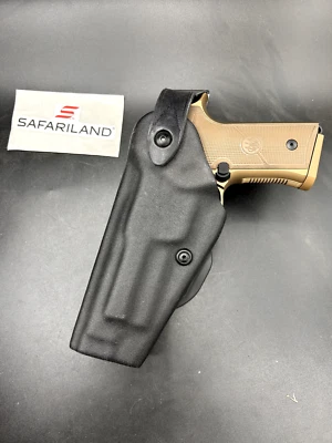 New SAFARILAND Beretta 92 M9, M9A1 M9A3 Belt Holster Black 6005-73 LEFT HAND