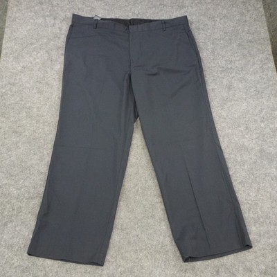 Covington Pants Mens 42 30 Essential Trouser Navy Blue Wrinkle Resistant